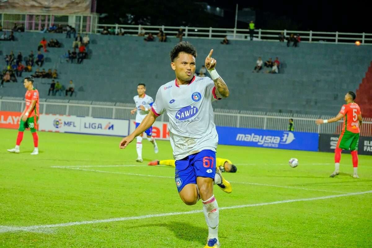 Saddil Ramdani saat membela Sabah FC pada laga lanjutan Liga Super Malaysia 2024-2025. (Foto: Instagram/Sabah FC)