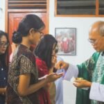Pelaksanaan misa di Dusun Sambeng, Desa Wonoyoso, Kecamatan Pringapus, Kabupaten Semarang.